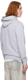 Maison Kitsuné Gray Fox Head Patch Regular Hoodie