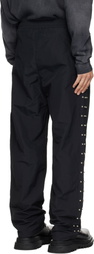 Thug Club Black Triple Line Stud Track Pants