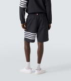 Thom Browne 4-Bar ripstop shorts