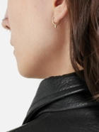 MARIA TASH - Single Short Spike 14-Karat Gold Single Hoop Earring