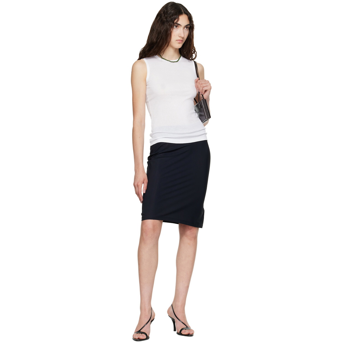 FLORE FLORE White Esmé LW Tank Top