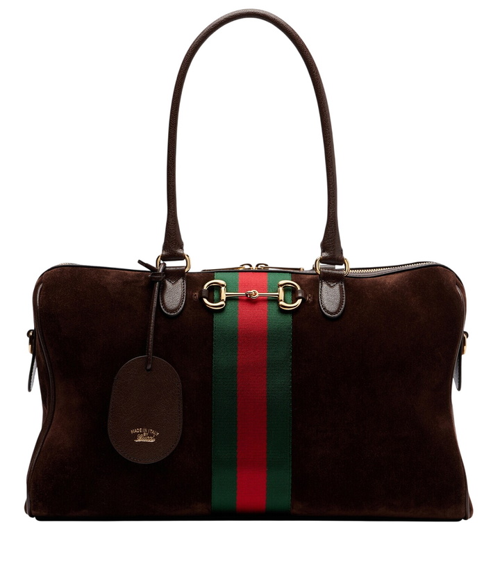 Photo: Gucci Gucci Borsetto Large suede duffel bag