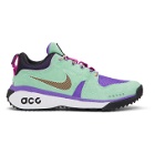 Nike ACG Green and Purple ACG Dog Mountain Sneakers