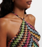 Missoni Zigzag lamé playsuit