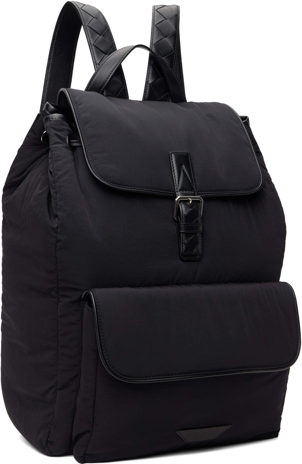 Bottega Veneta Black Crossroad Backpack Bottega Veneta