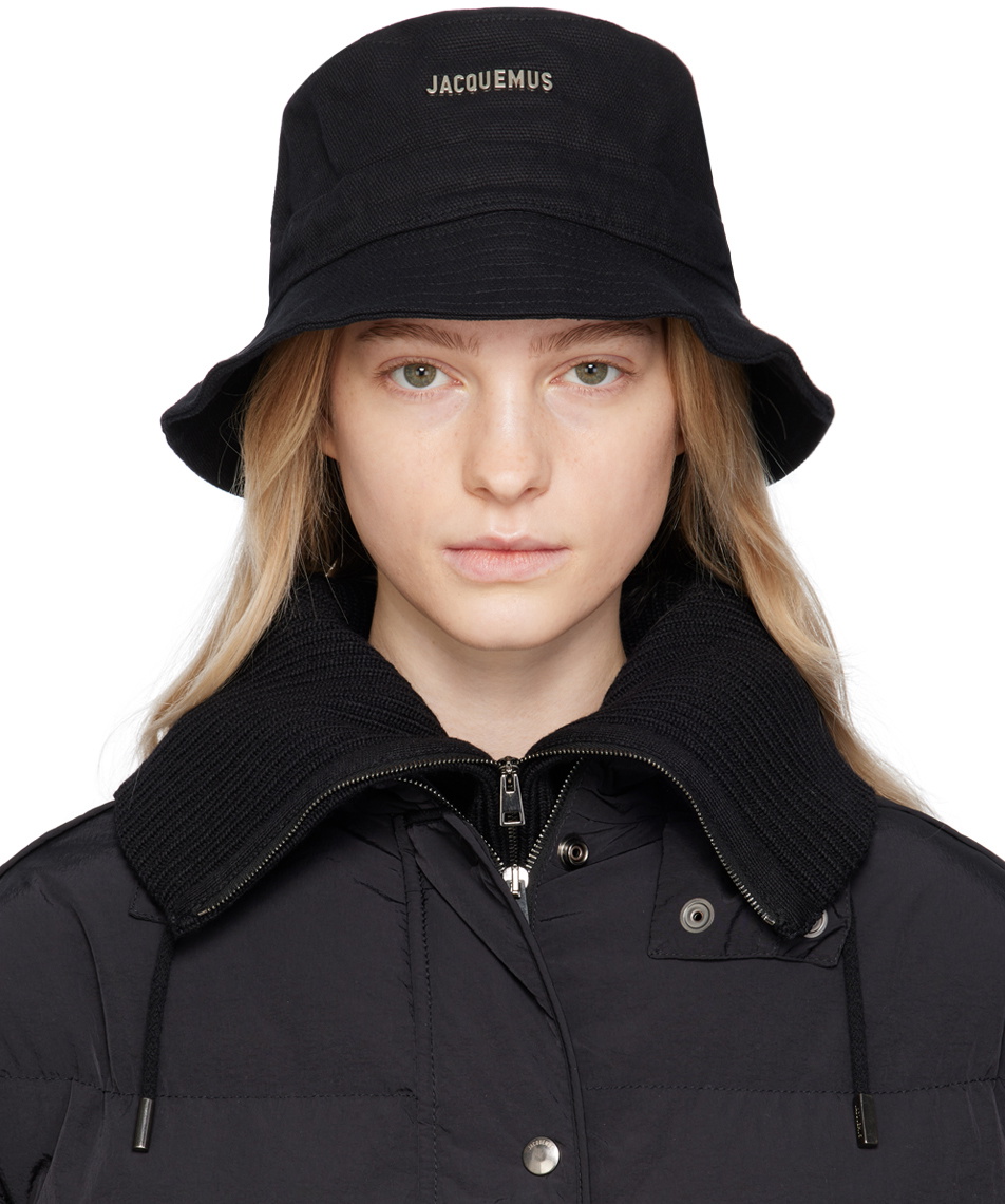 Jacquemus Black 'Le Bob Gadjo' Bucket Hat Jacquemus