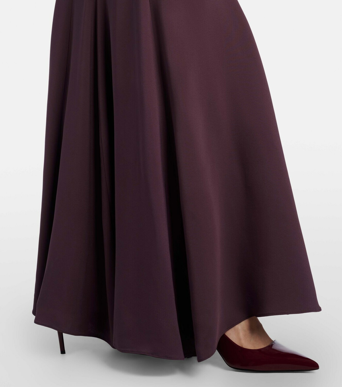 Tove Ames gathered jersey maxi dress