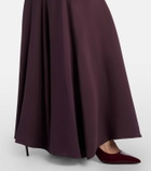 Tove Ames gathered jersey maxi dress