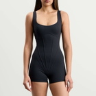 Nike Women's x SKIMS Matte Corset Short One Piece 2" in Obsidian