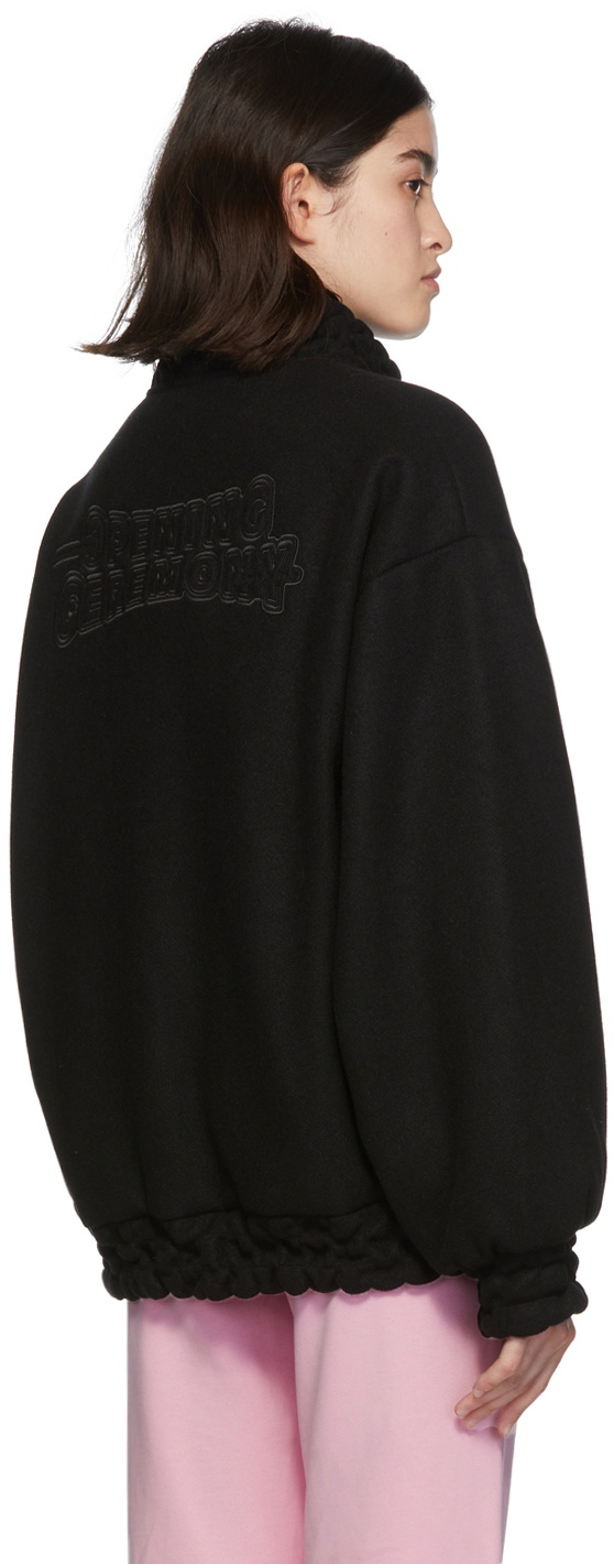 Opening Ceremony Black Varsity Jacket