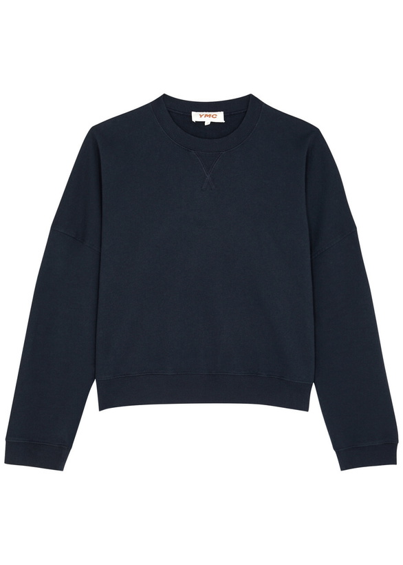 Photo: Ymc Almost Grown Cotton Sweatshirt Navy