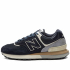 New Balance Men's U574LGBN Sneakers in Blue Navy