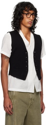 Guest in Residence Black Tailored Vest