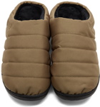 SUBU Khaki Quilted Nannen Slippers