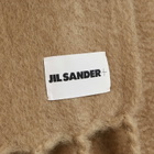 Jil Sander Men's Plus Label Scarf in Beige 