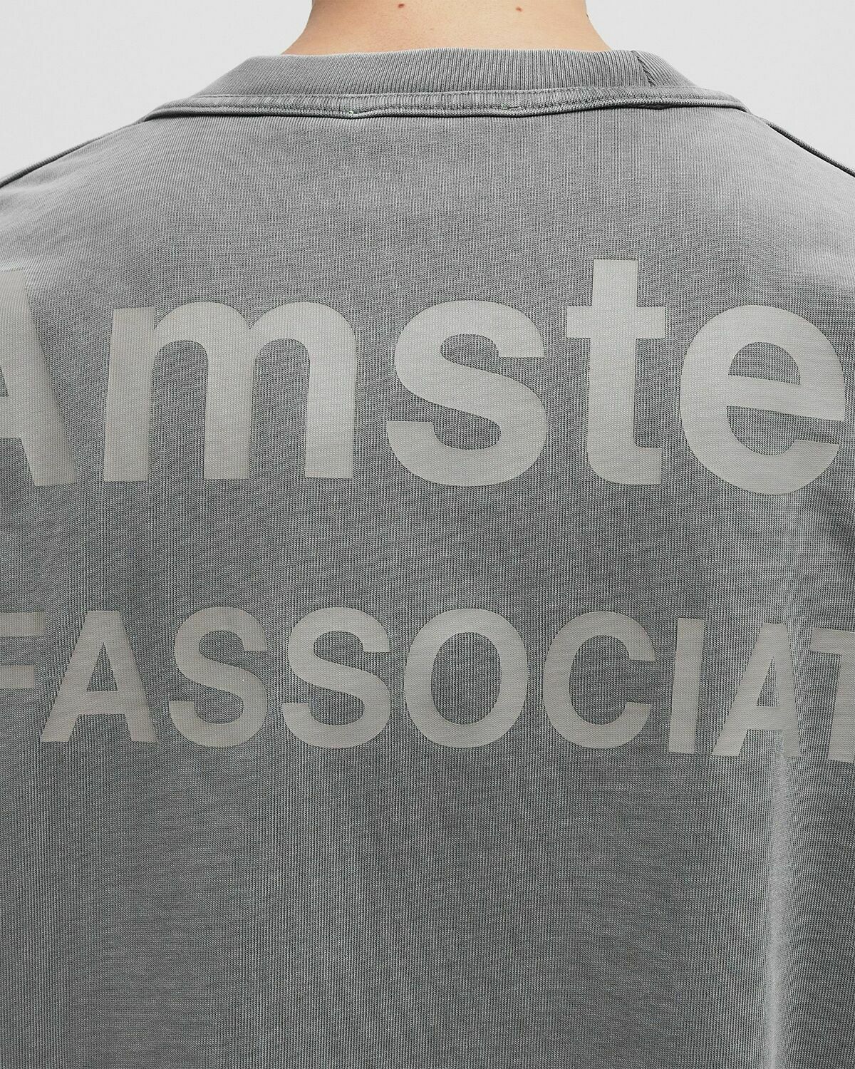New Amsterdam BIG LOGO TEE Grey Mens Shortsleefe