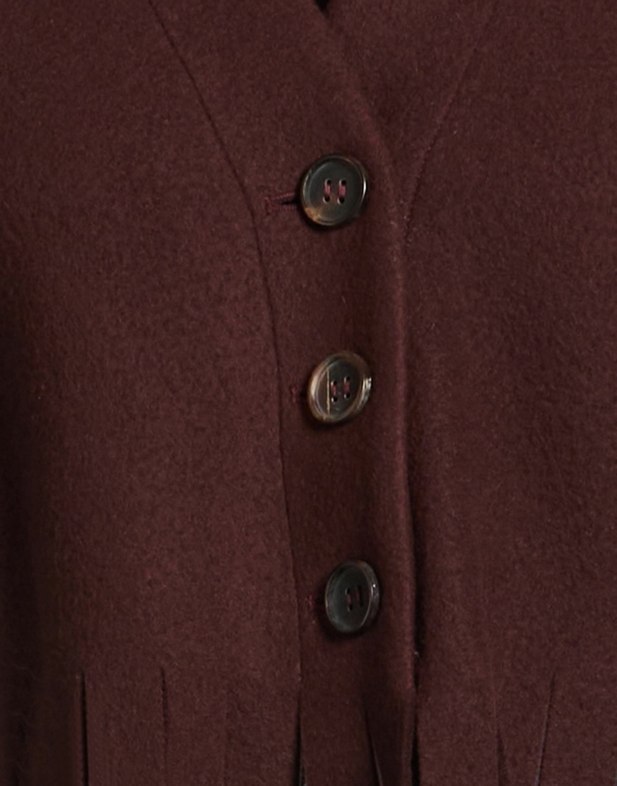 Forte_forte Womens Tailored Vest Chocolate in Brown