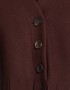 Forte_forte Womens Tailored Vest Chocolate in Brown