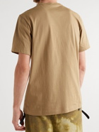 Nike - Sportswear Club Logo-Embroidered Cotton-Jersey T-Shirt - Brown