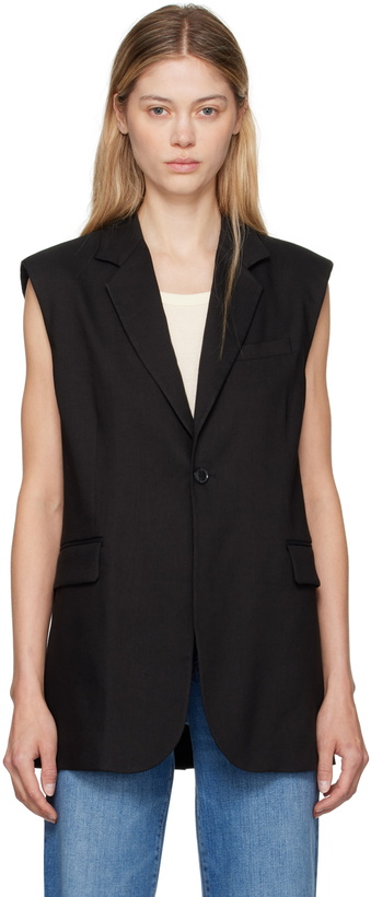 Photo: FRAME Black Oversized Vest