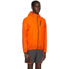 Asics Orange Fujitrail Jacket