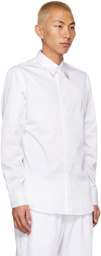 Salvatore Ferragamo White Hardware Shirt