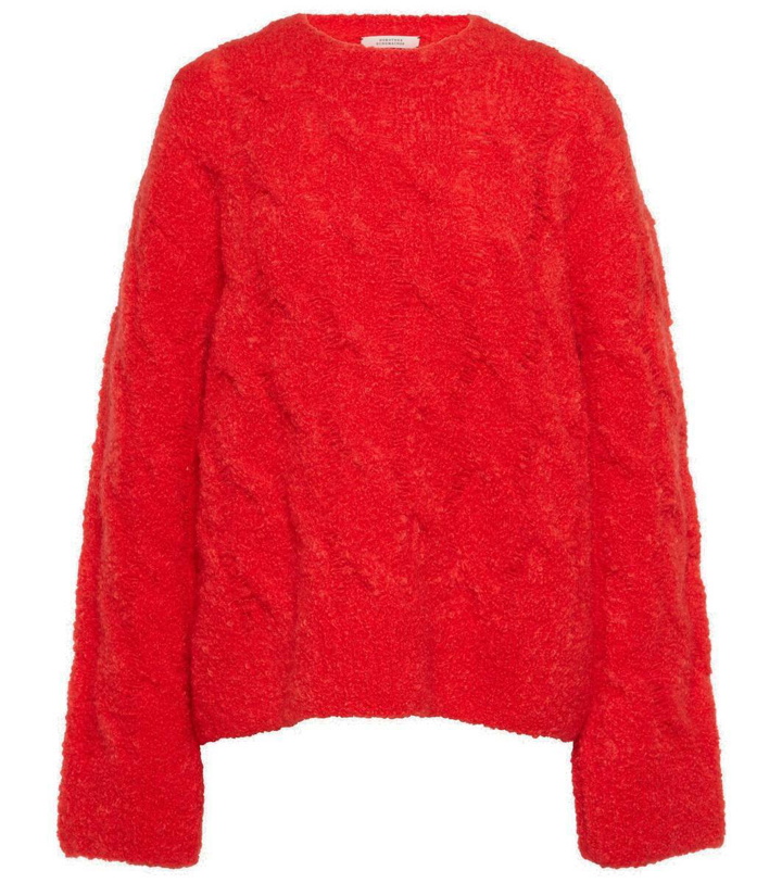 Photo: Dorothee Schumacher Fluffy Touch cable-knit sweater