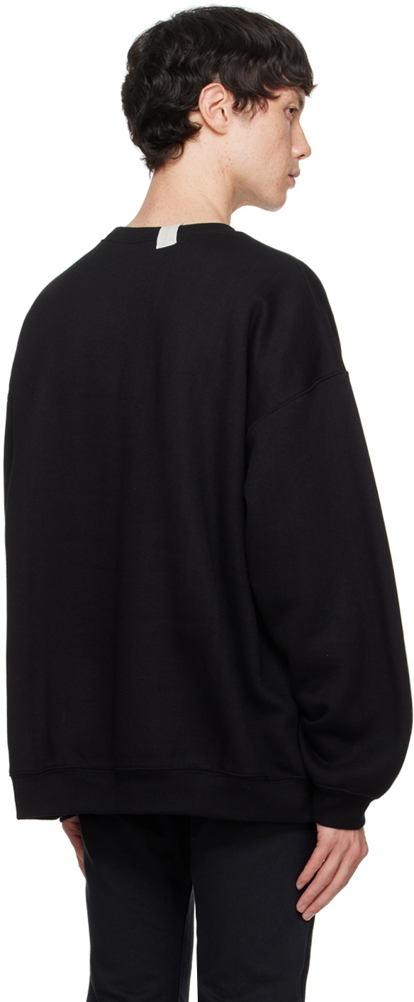 N.Hoolywood Black Logo Patch Sweatshirt