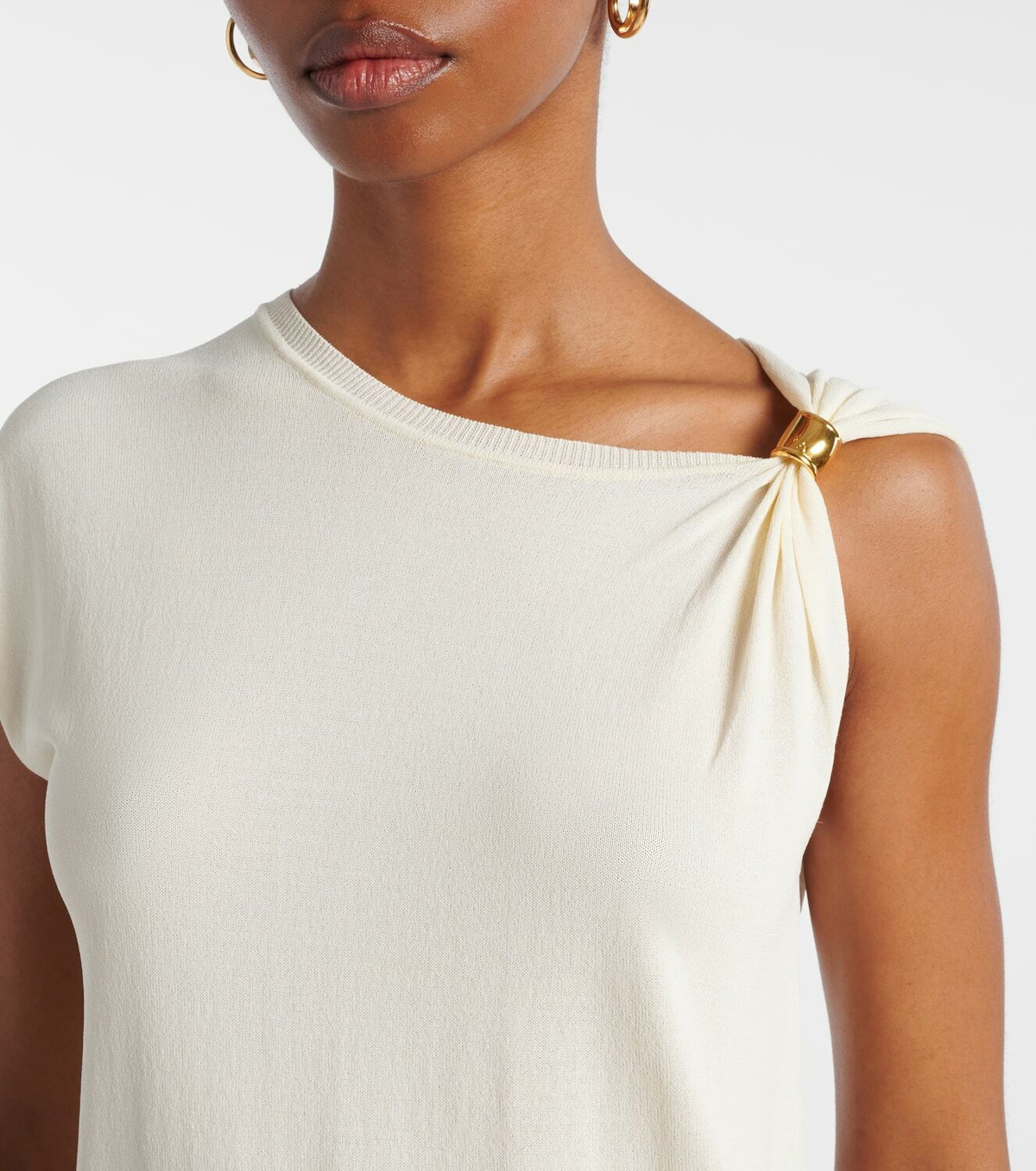 Altuzarra Asymmetrical jersey top