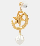 Jennifer Behr Kepler embellished gold-plated drop earrings