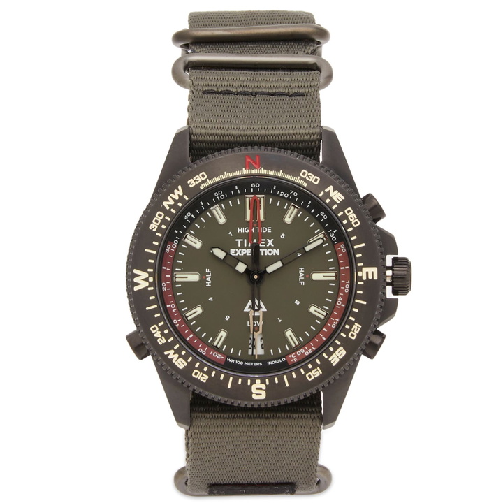 Photo: Timex Expedition Tide-Temp-Compass SST Watch in Green 