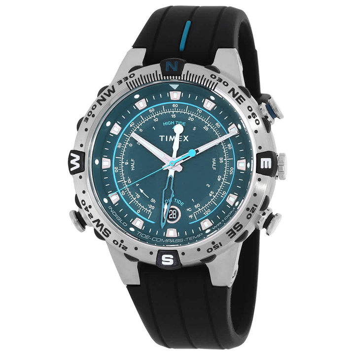 Photo: Timex Expedition Tide-Temp-Compass Quartz Green Dial Mens Watch TW2W24200JR