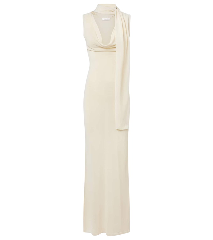 Photo: Aya Muse Scarf-detail draped maxi dress