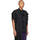 KIDILL Black Ribbon Shirt