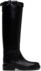 Ann Demeulemeester Black Stan Riding Tall Boots