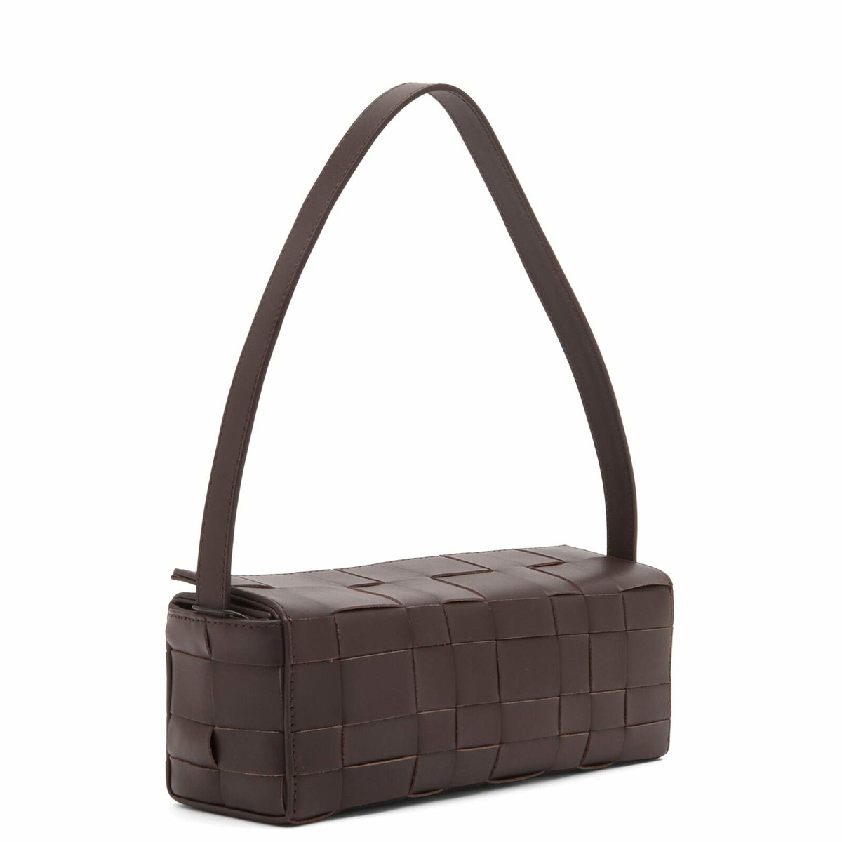 ST. Agni Women's Woven East West Bag in Coffee 
