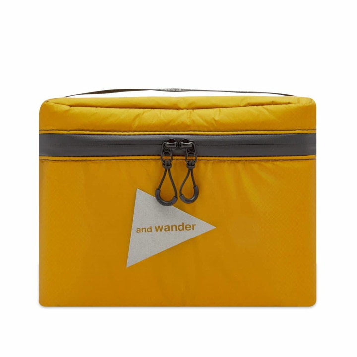 Photo: And Wander Men's Sil Small Soft Cooler in Yellow