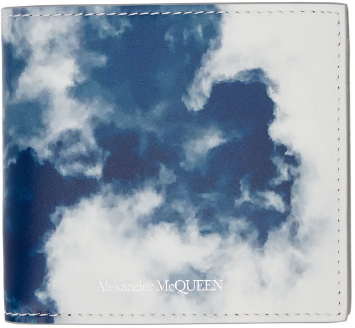 Photo: Alexander McQueen Blue & White Sky Wallet