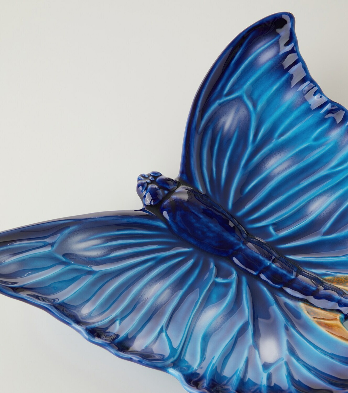 Bordallo Pinheiro Cloudy Butterflies tray by Claudia Schiffer