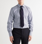 TOM FORD - Slim-Fit Puppytooth Cotton Shirt - Blue