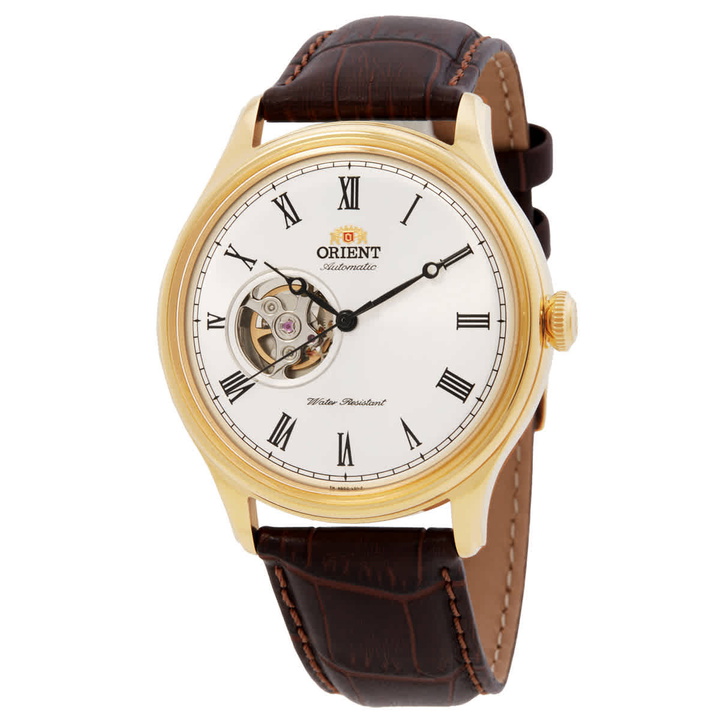 Photo: Orient Open Heart Automatic White Dial Mens Watch AG00002W