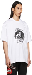 VETEMENTS White Double Unicorn T-Shirt