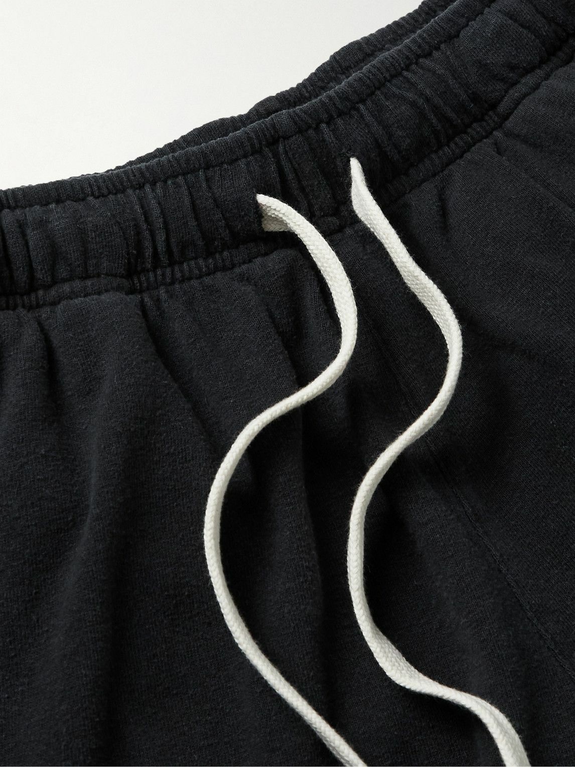 Jungmaven - Lounge Wide-Leg Hemp and Cotton-Blend Drawstring Shorts - Black