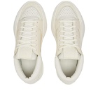 Y-3 Men's Lux Bball Low Sneakers in Cream White/Off White/Wonder White
