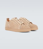 Christian Louboutin - Louis Junior suede sneakers