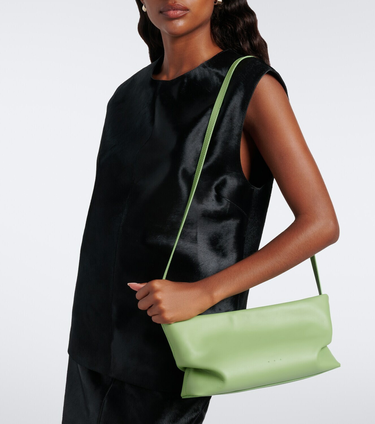 Aesther Ekme Nina Mini leather clutch