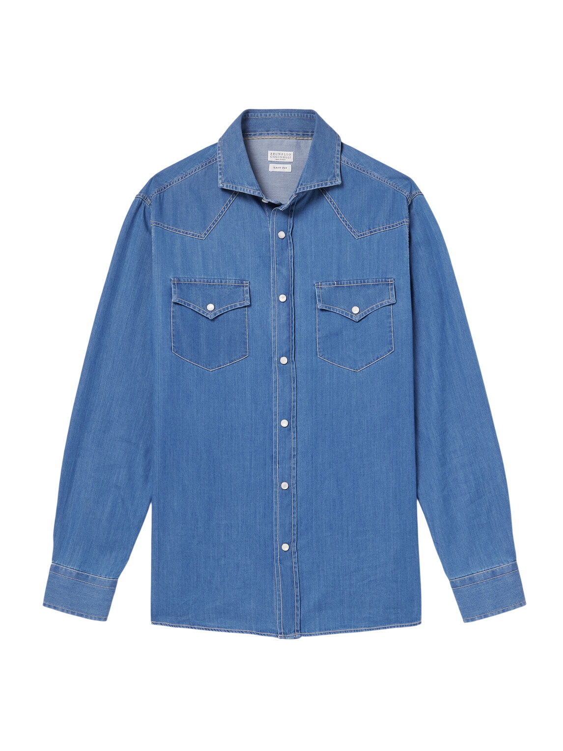 Brunello Cucinelli - Denim Shirt - Blue Brunello Cucinelli