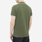 Moncler Men's Classic Logo Polo Shirt in Green