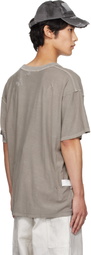 ALEXANDER DIGENOVA Gray Bleach T-shirt