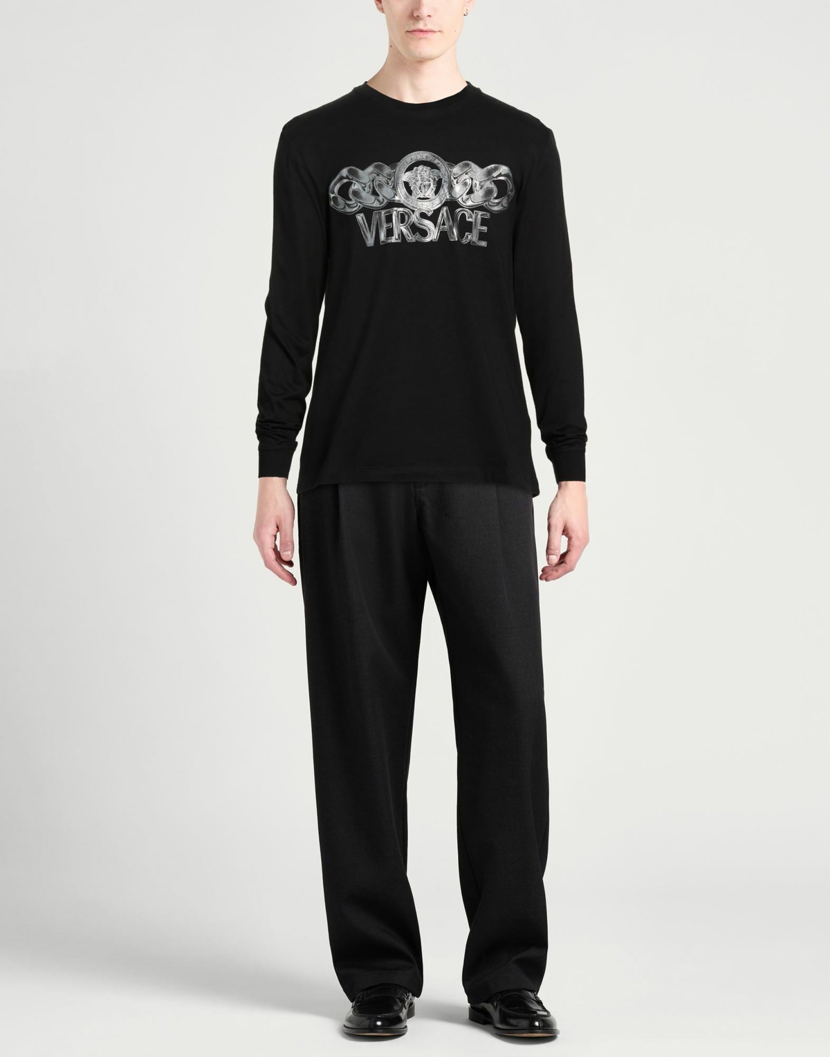 Versace Mens T-shirt in Black